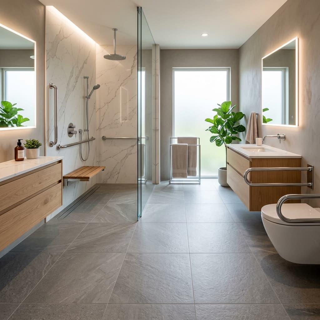 Accessible premium bathroom