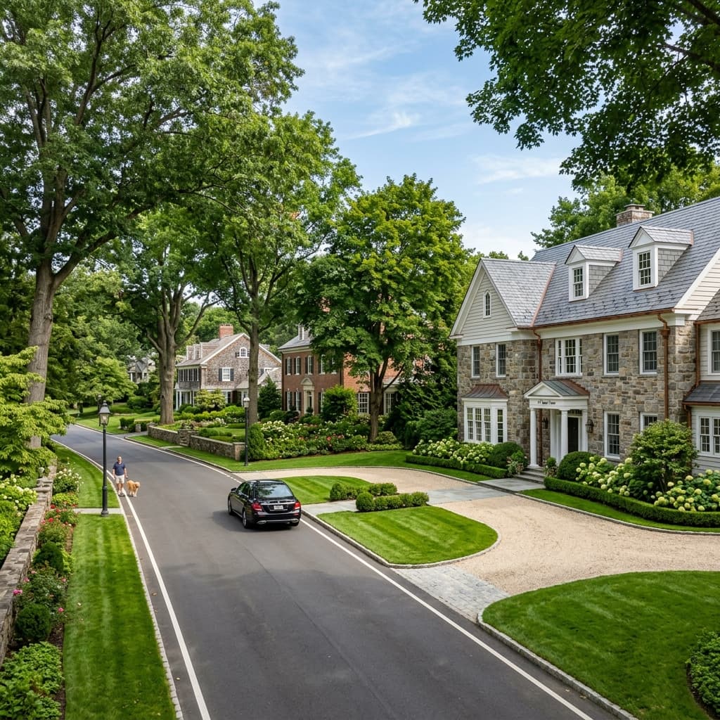Beautiful Connecticut neighborhood